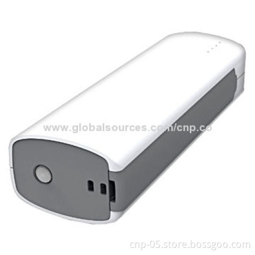 Safety Protection 18650*1 Li-ion Battery 2,600mAh Power Bank for iPhone/Samsung/Sony/LG, 5V/DC/1A